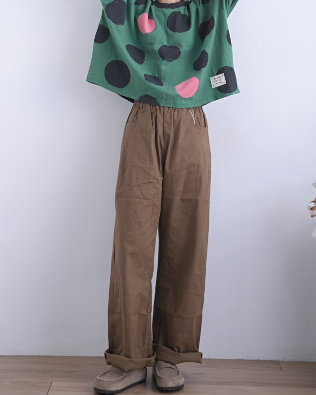 日本品牌 微挺輕棉長褲