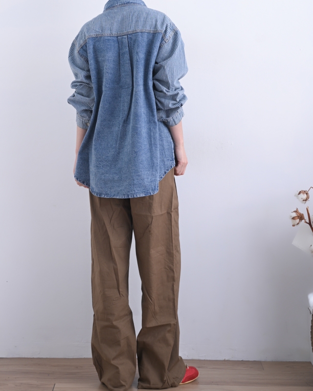 日本品牌 微挺輕棉長褲