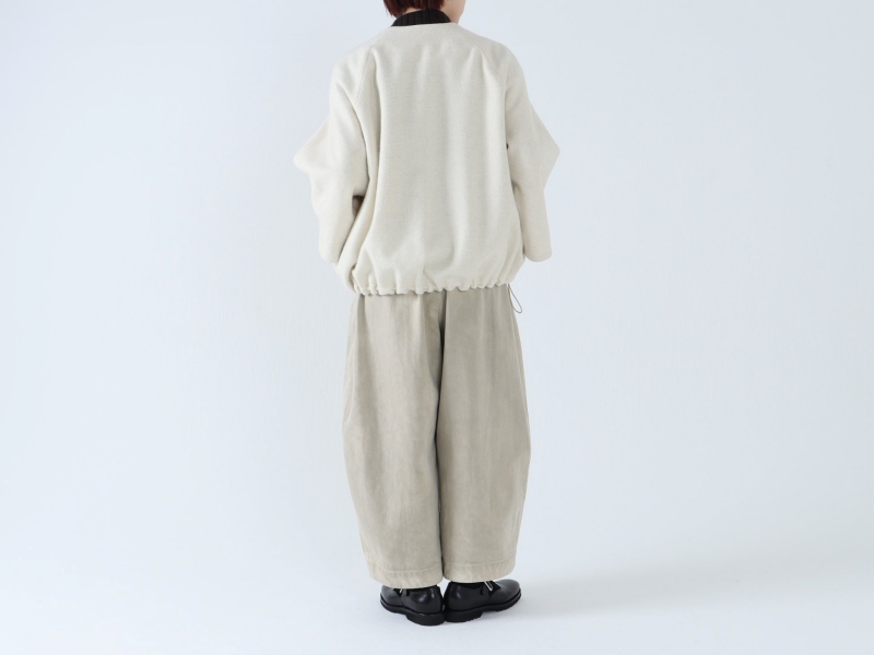 日本奶奶家 棉牛仔繭型寬褲 4色