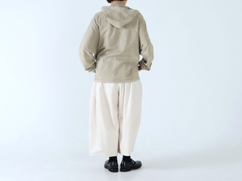日本奶奶家 辛巴威精梳棉 摺線寬褲 5色