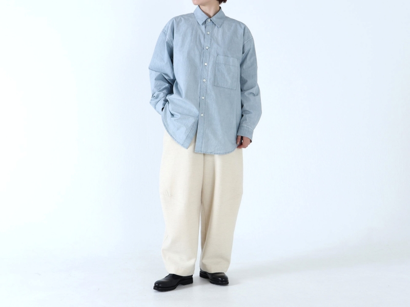 日本奶奶家 棉羊毛朱子織氣球寬褲 2色