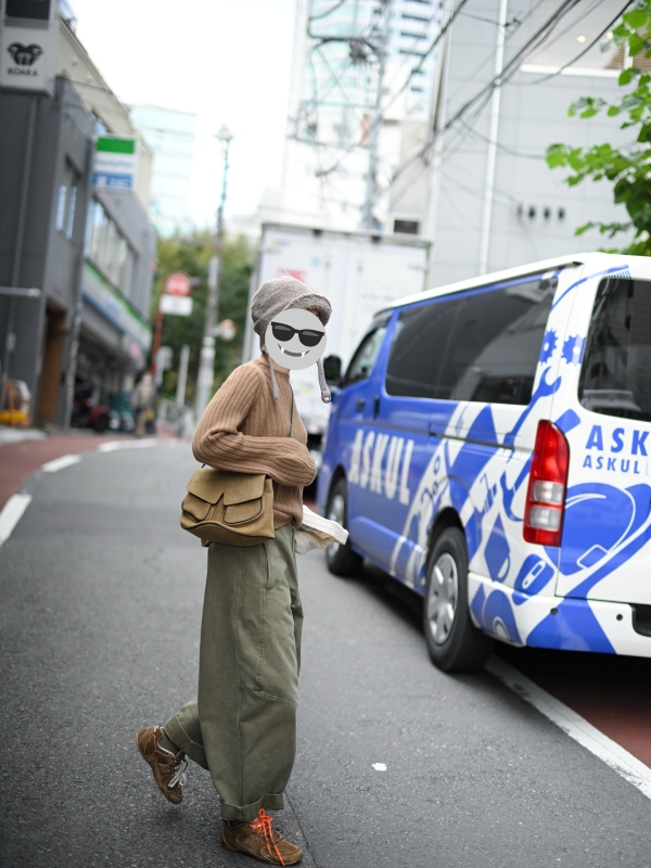 日本奶奶家2號 水洗牛仔曲線寬褲