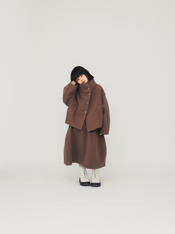 日本伊努伊努 麥爾登厚呢長裙 2色 大人款