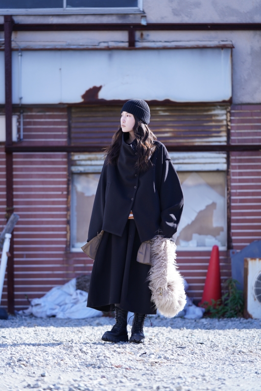 日本伊努伊努 麥爾登厚呢長裙 2色 大人款