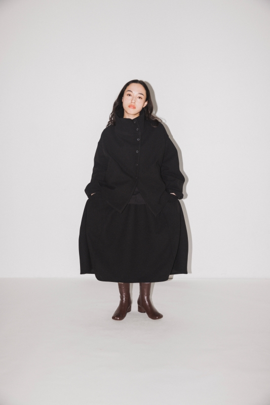 日本伊努伊努 麥爾登厚呢長裙 2色 大人款