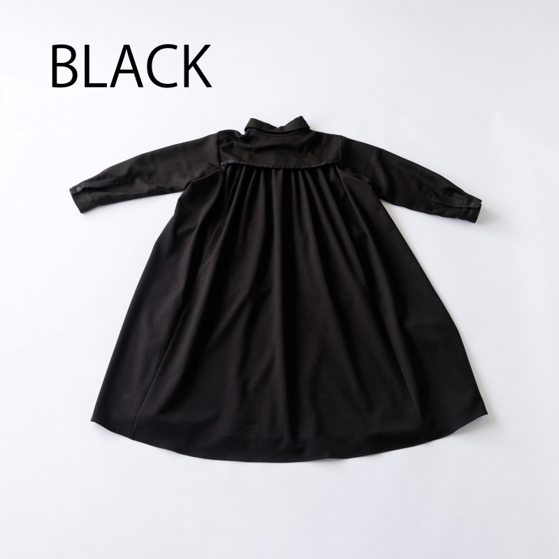 日本伊努伊努 人字紋口袋拼接襯衫洋 2色 大人款