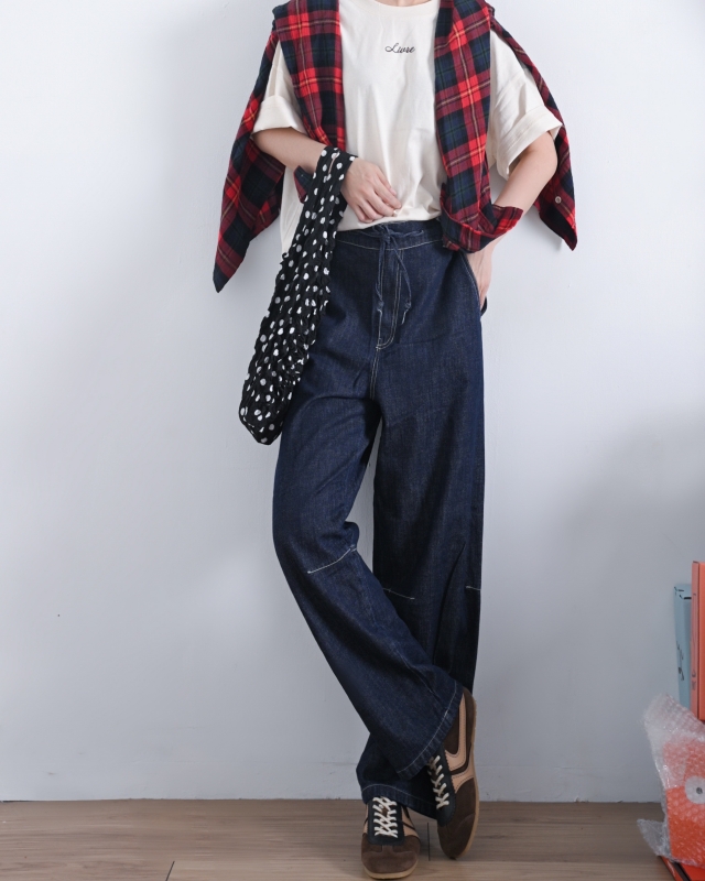 日本品牌 波浪皺皺的點點彈性手提包