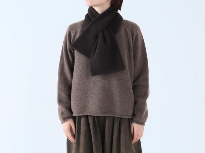 日本奶奶家 蒙古高原氂牛 手殘圍巾 3色