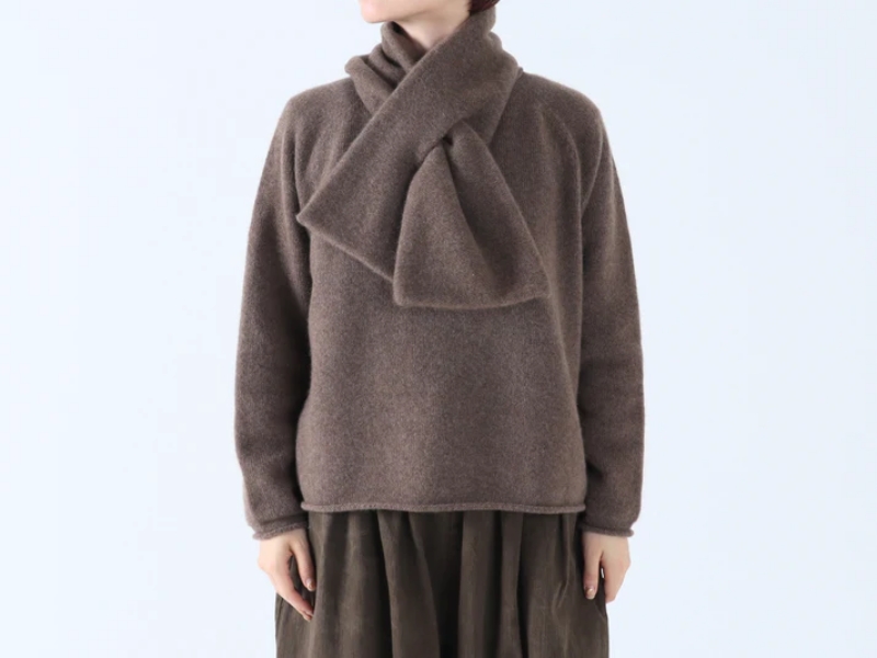 日本奶奶家 蒙古高原氂牛 手殘圍巾 3色