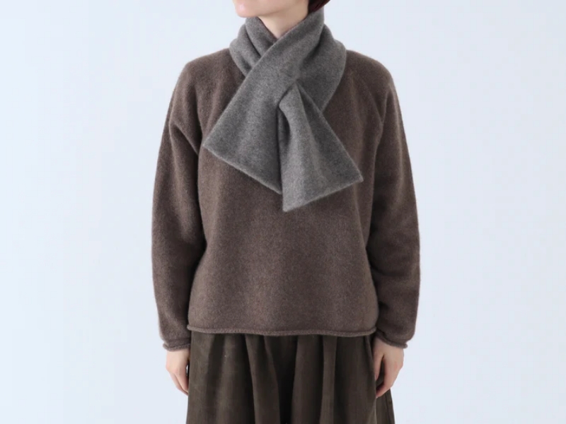 日本奶奶家 蒙古高原氂牛 手殘圍巾 3色