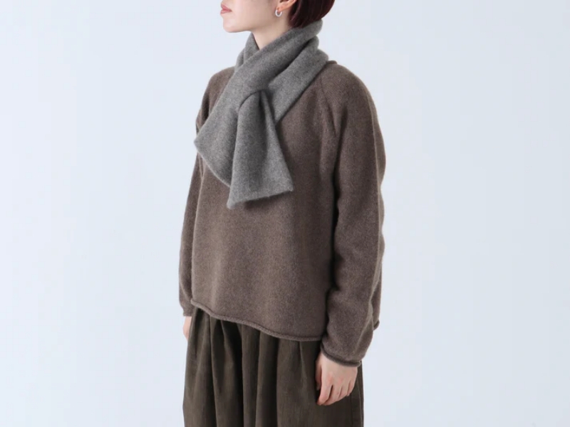 日本奶奶家 蒙古高原氂牛 手殘圍巾 3色