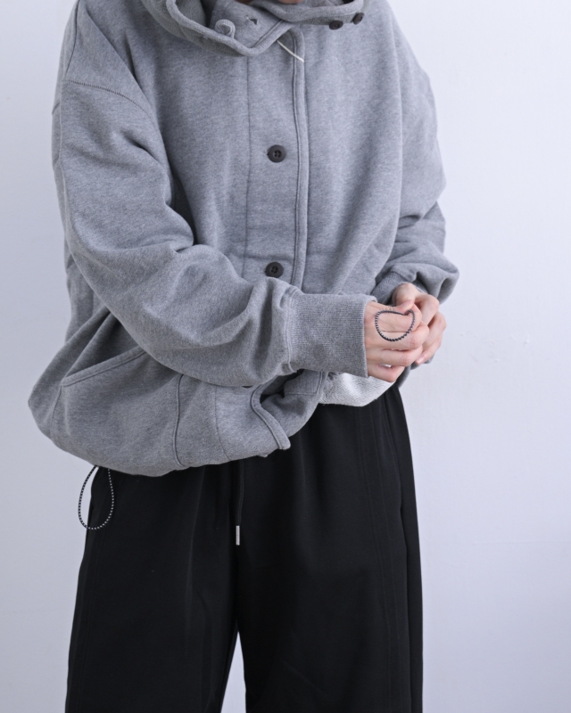 日本品牌 小立領刷毛連帽外套