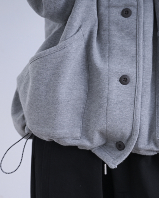 日本品牌 小立領刷毛連帽外套