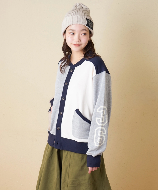 日本品牌 瘋狂拚色抓絨開衫