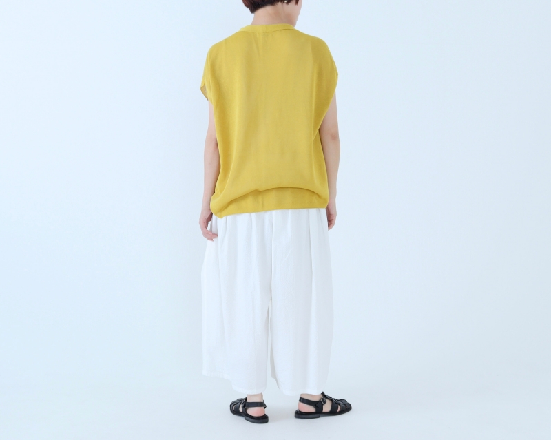 日本奶奶家 GIMA綿 V領法袖上衣 3色