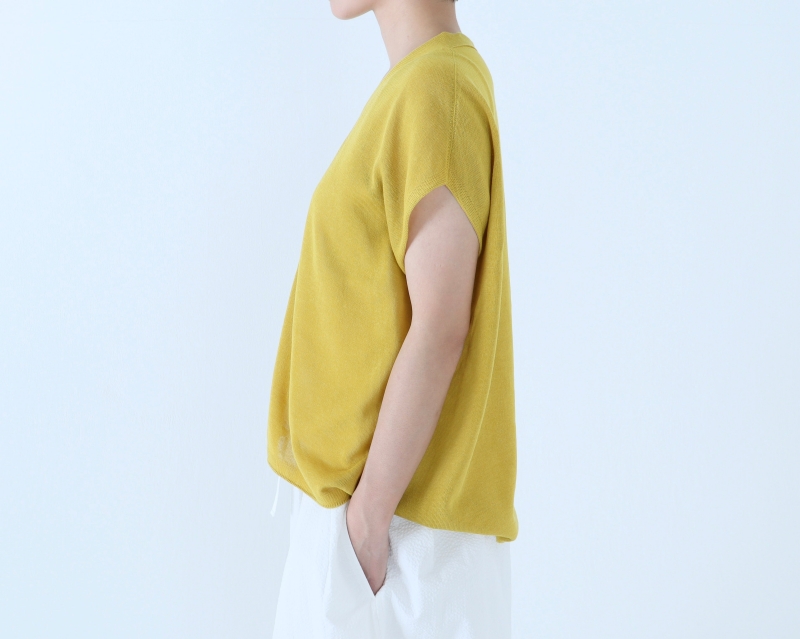 日本奶奶家 GIMA綿 V領法袖上衣 3色