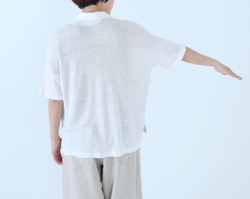 日本奶奶家 比利時麻Skipper針織上衣 3色