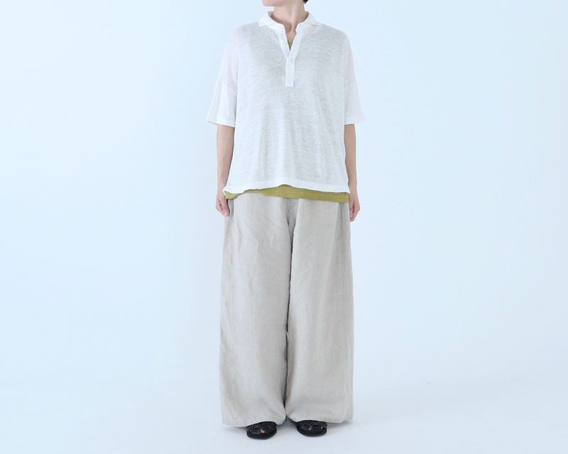 日本奶奶家 比利時麻Skipper針織上衣 3色