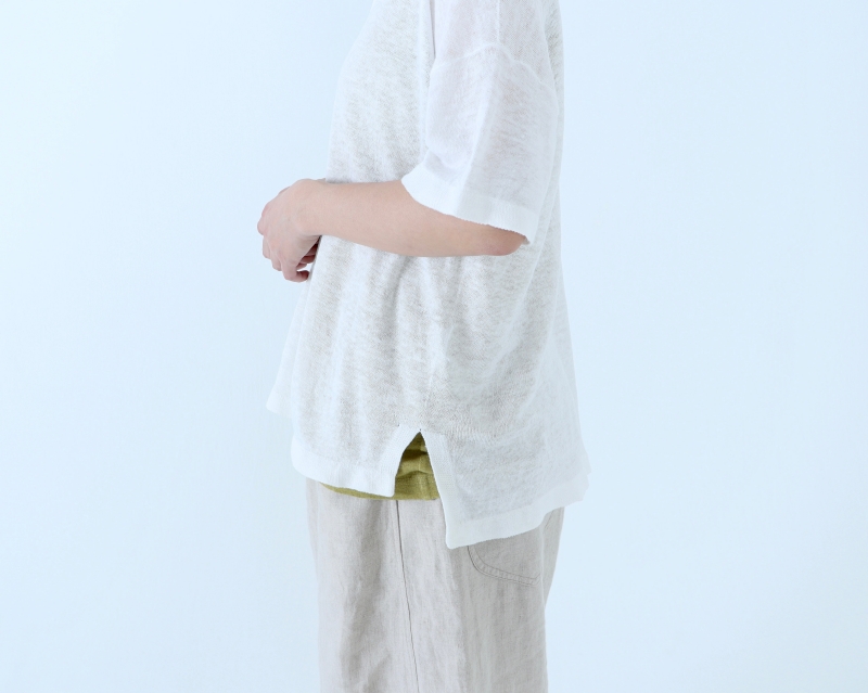 日本奶奶家 比利時麻Skipper針織上衣 3色