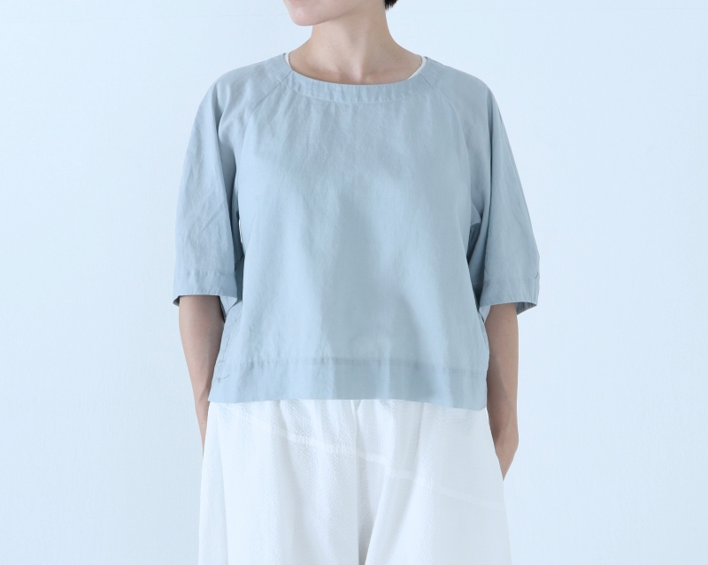 日本奶奶家 冷絲光氣球袖上衣 8色