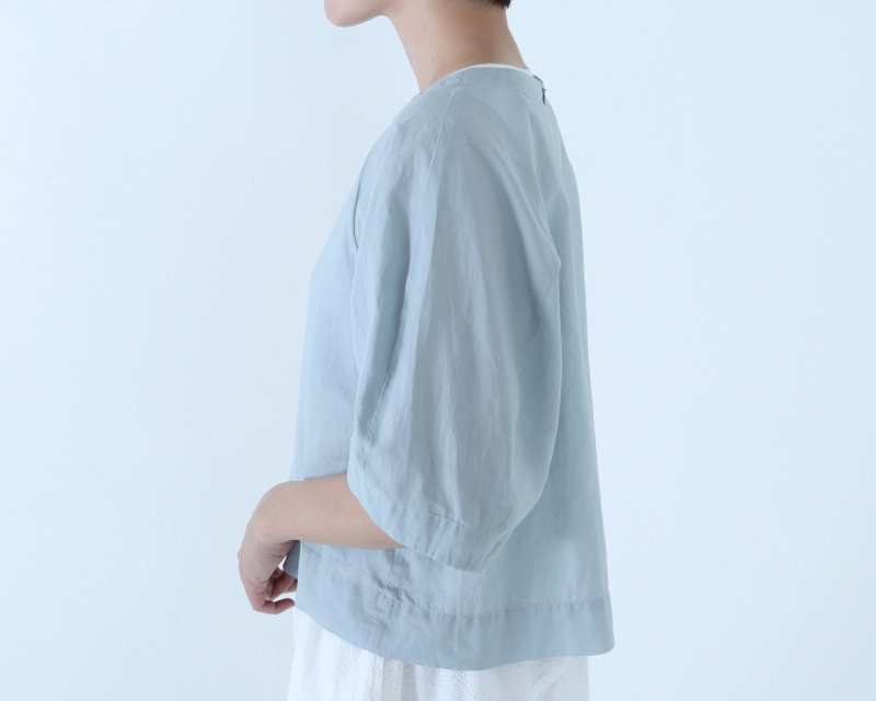 日本奶奶家 冷絲光氣球袖上衣 8色