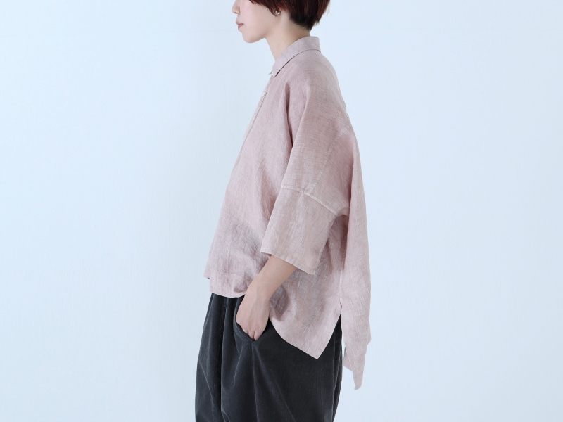 日本奶奶家 愛爾蘭洗皺短袖襯衫 8色