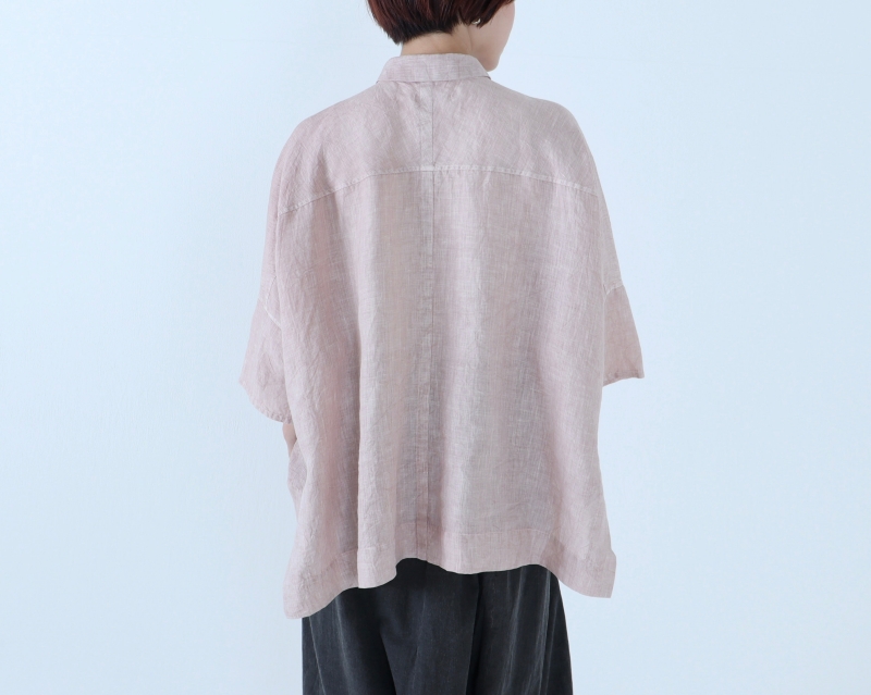 日本奶奶家 愛爾蘭洗皺短袖襯衫 8色