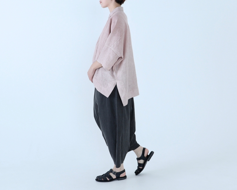 日本奶奶家 愛爾蘭洗皺短袖襯衫 8色