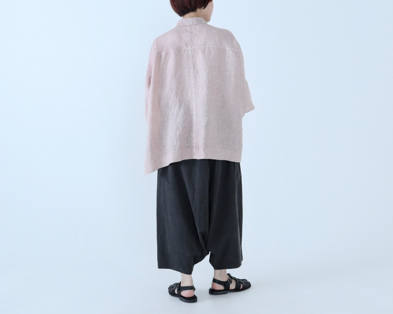 日本奶奶家 愛爾蘭洗皺短袖襯衫 8色