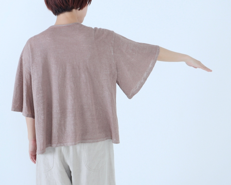 日本奶奶家 祕魯麻寬袖上衣 8色