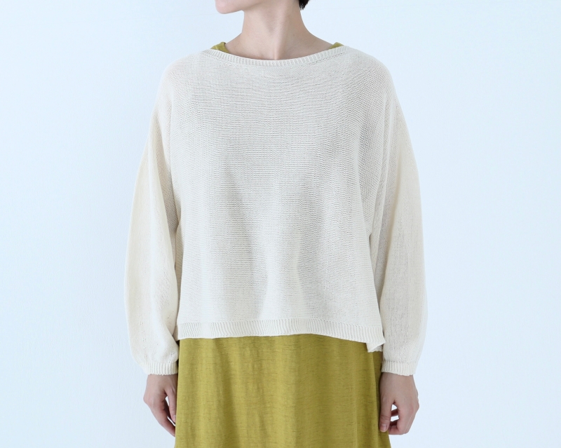 日本奶奶家 GIMA綿 船領長袖上衣 3色