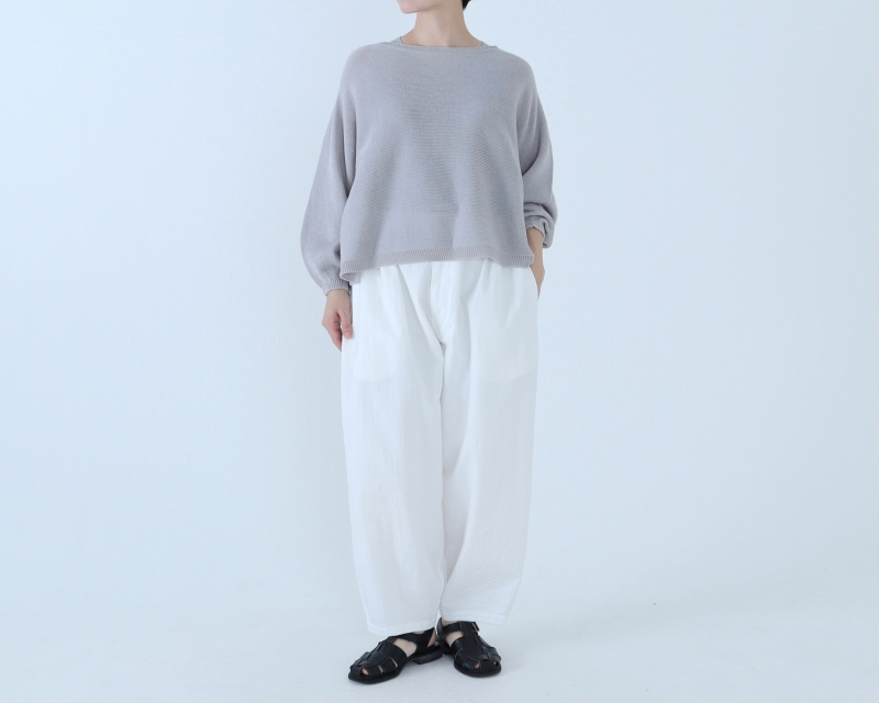 日本奶奶家 GIMA綿 船領長袖上衣 3色