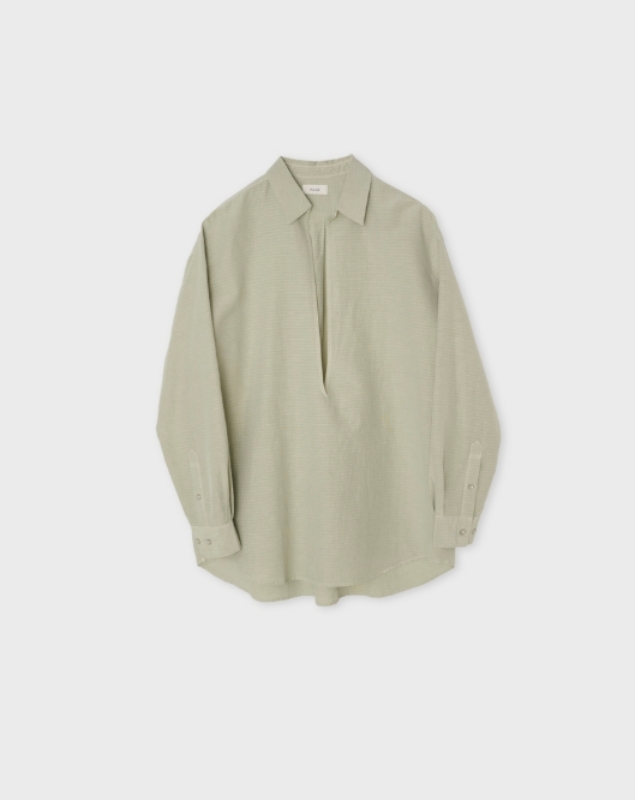 日本奶奶家2號 絲棉Ripstop Skipper上衣 2色 size