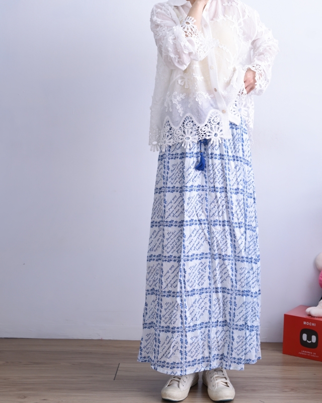 日本品牌 鉤花蕾絲襯衫