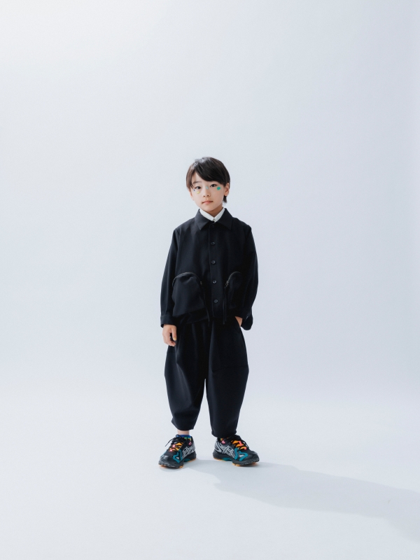 日本伊努伊努 汽球弧線寬褲 2色 大人款