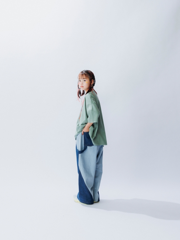 日本伊努伊努 積木拚色寬褲 3色 大人款
