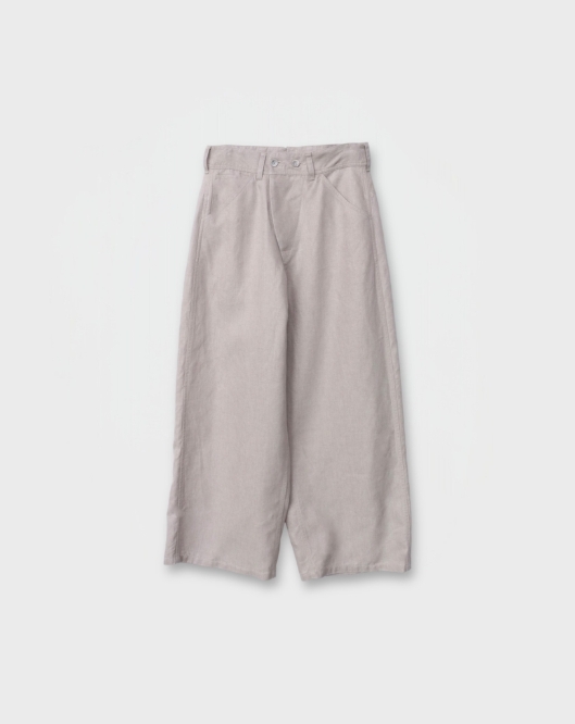 日本奶奶家2號 愛爾蘭麻Herringbone寬褲 3色