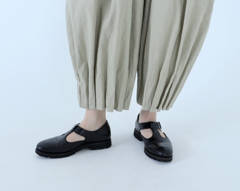 日本奶奶家 26SS 祕魯棉麻摺紙寬褲 5色