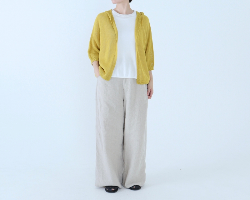 日本奶奶家 愛爾蘭麻軍裝寬褲 5色