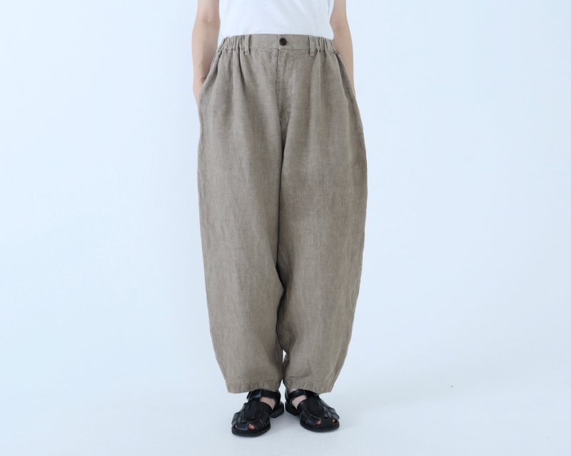 日本奶奶家 26SS 愛爾蘭麻阿拉丁寬褲 5色