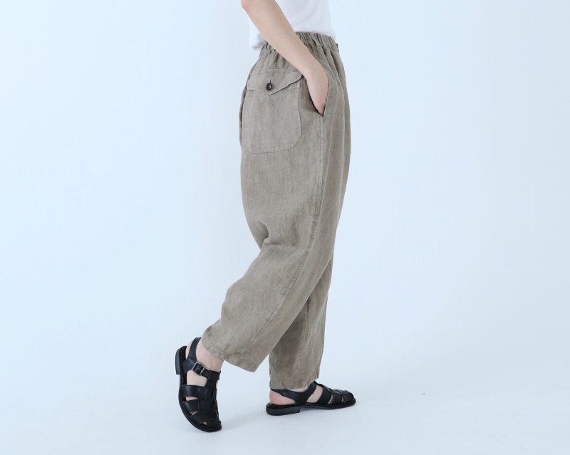 日本奶奶家 26SS 愛爾蘭麻阿拉丁寬褲 5色