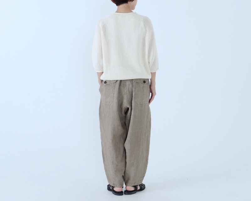 日本奶奶家 26SS 愛爾蘭麻阿拉丁寬褲 5色