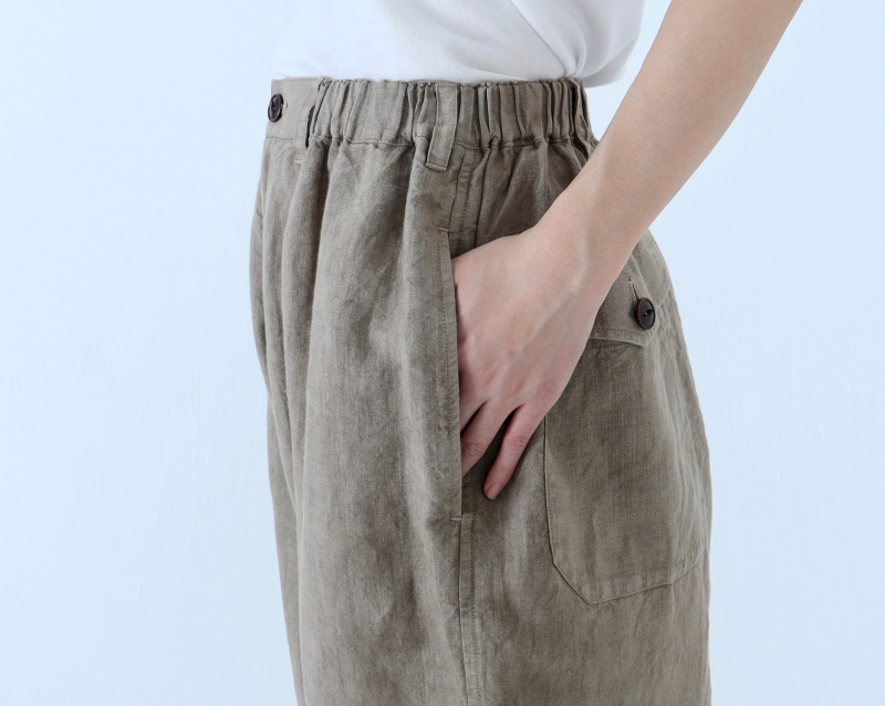 日本奶奶家 26SS 愛爾蘭麻阿拉丁寬褲 5色