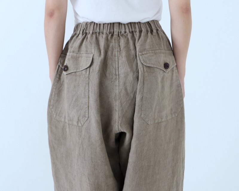 日本奶奶家 26SS 愛爾蘭麻阿拉丁寬褲 5色