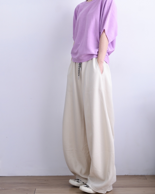 韓 綁帶休閒落地褲 4色 size