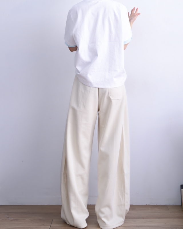 韓 綁帶休閒落地褲 4色 size