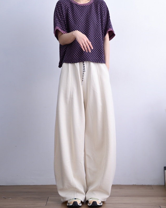 韓 綁帶休閒落地褲 4色 size