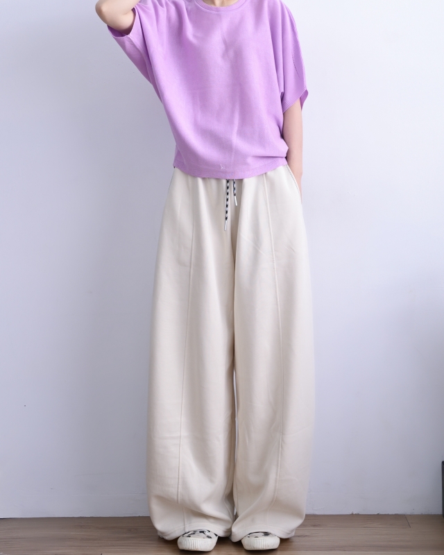 韓 綁帶休閒落地褲 4色 size