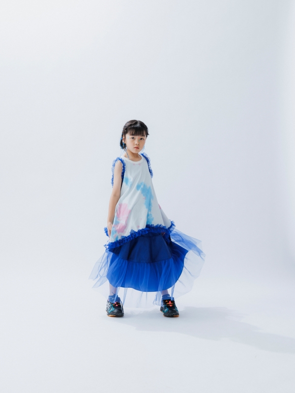 日本伊努伊努 雲朵澎紗長裙 3色 大人款