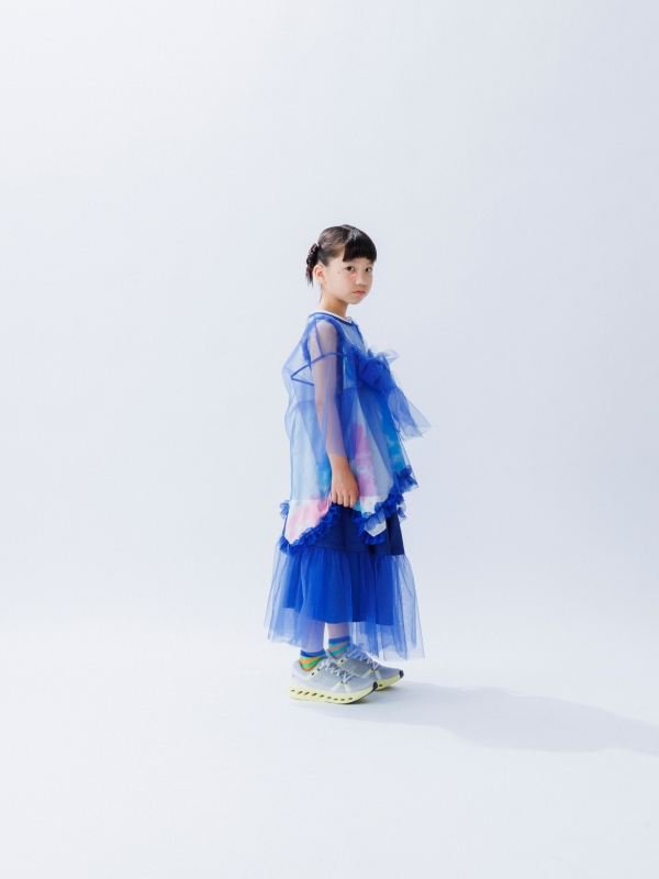 日本伊努伊努 雲朵澎紗長裙 3色 大人款